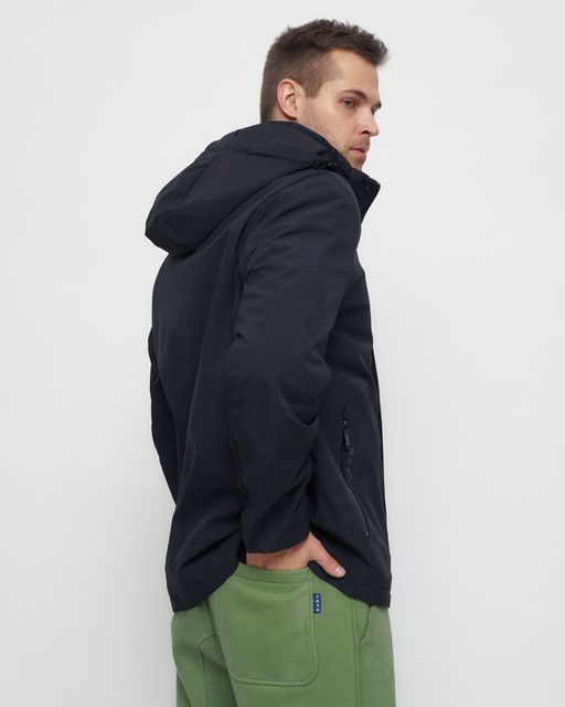 Куртка спортивная мужская большого размера темно-синего цвета 88676TS - Wonderrman фото 11