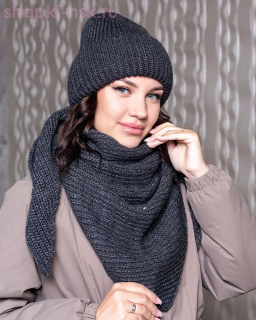 M 1133 S 1133 Комплект женский (колпак+косынка) (56-58)