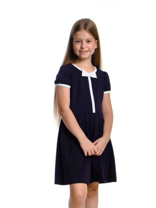 Платье для девочки UD 1418 т.синий - Mini maxi фото 3