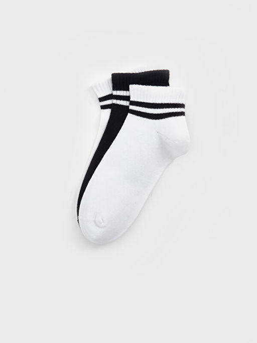 ?izgili Kad?n Patik ?orap 3l?