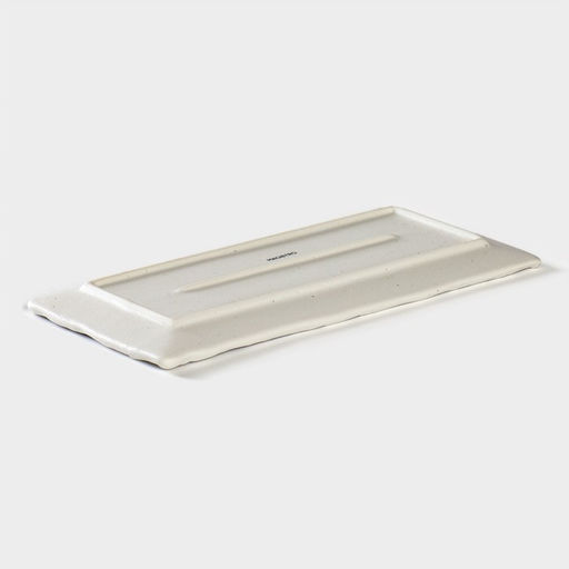 Блюдо для подачи Magistro Slate, 25×12 см, фарфор, белое