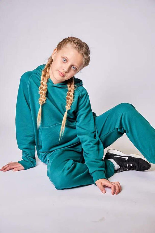 050П Детский костюм, изумруд - Knitka wear фото 2