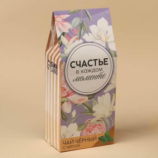 Чай чёрный Счастье, вкус: мята, 100 г. - Фабрика счастья фото 6