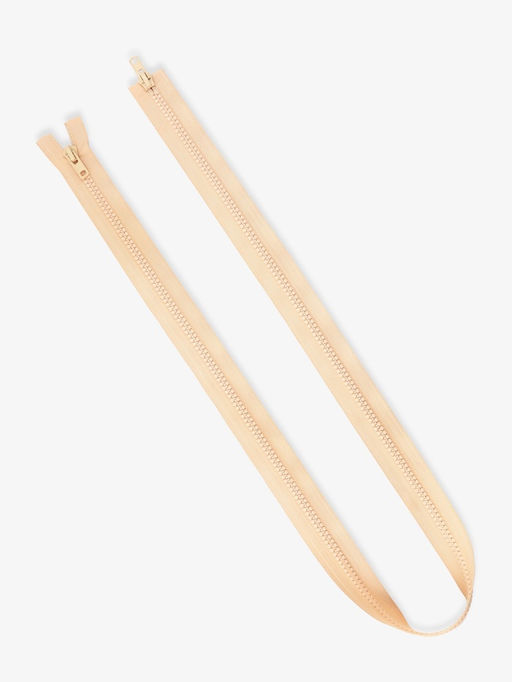 Цена за 10 шт. Молния «Трактор», №8, разъёмная, 2 замка, замки автомат, 120 см, светло-бежевая