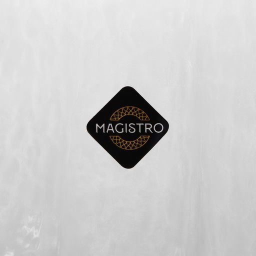 Бокалы для вина Magistro «Дарио», 500 мл, 10×25 см, стекло, набор 2 шт., графитовые