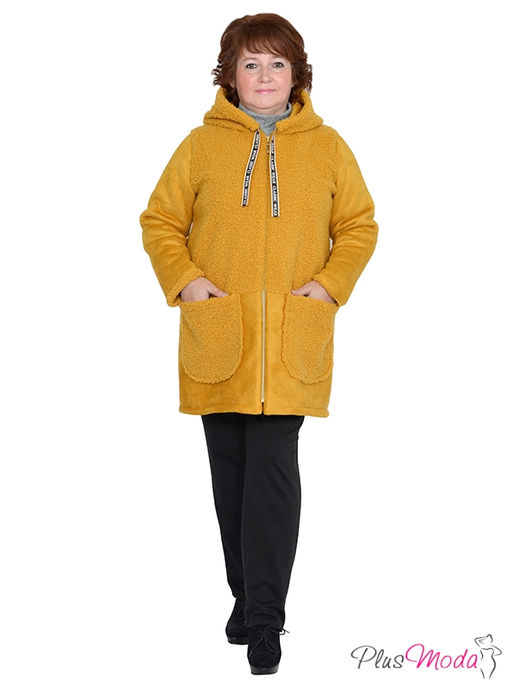 Куртка-пальто Модель №679 размеры 44-84 - Plusmoda фото 7