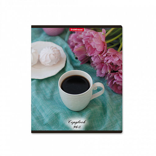 Цена за 5 шт. Тетрадь общая ученическая ErichKrause Coffee Break, 96 листов, клетка, матовая ламинация_MIX-PACK фото 6