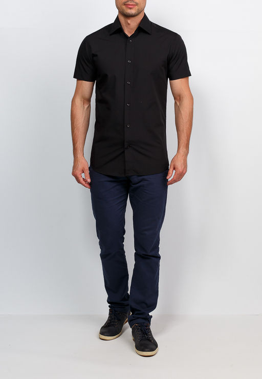 Сорочка мужская короткий рукав GREG 340/309/BLK/ZV  фото 7