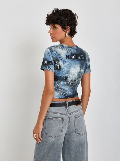 10200510108 Футболка жен. Sanjose синий - Concept club фото 4