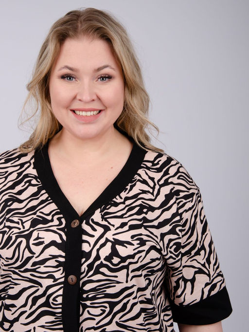 Пижама "Лара 2" зебра, трикотаж