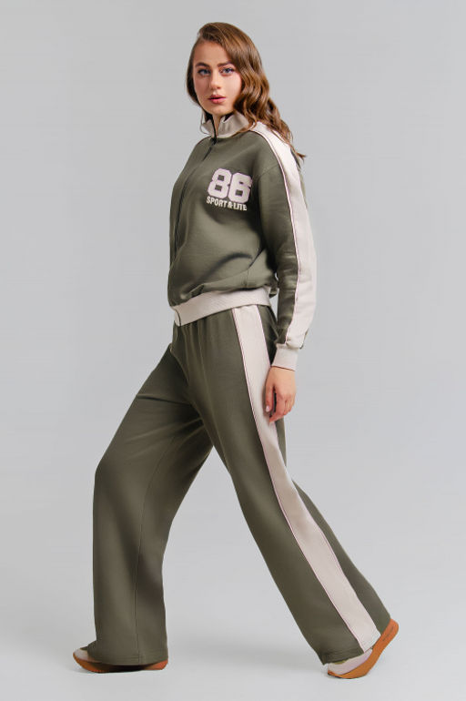 Арт. 2537 Костюм женский с брюками 44-50 (4 шт) Цвет:хаки - Калинка фото 9