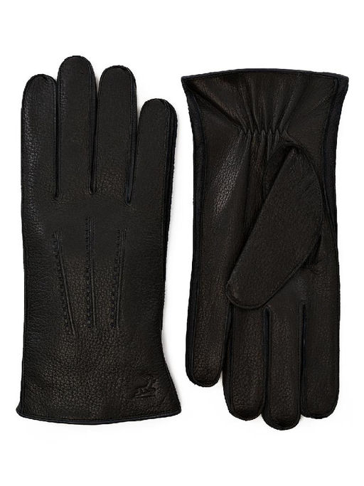 Перчатки мужские 100% ш HS790 black/d.blue - Eleganzza фото 2