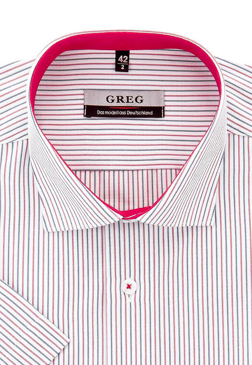 Сорочка мужская короткий рукав GREG 161/109/939/Z/1