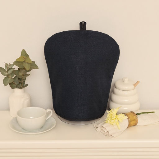 Грелка на чайник Этель Home collection blue 28?28 см, 100% лён  фото 2