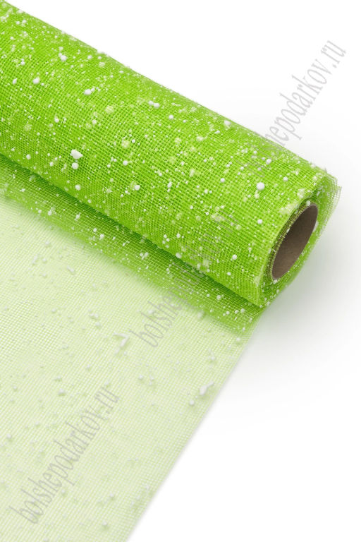 Сетка-снег 50 см*4,5 ярд (SF-2104) салатовый №10