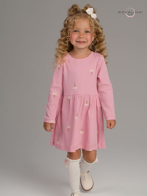 Платье Элла астра на пудре