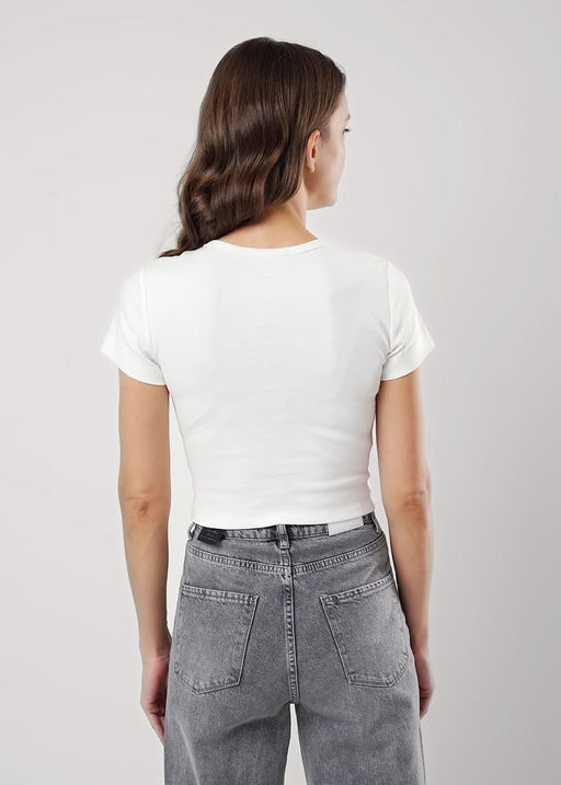 CLE Футболка жен. 256672р молочный - Clever wear фото 4
