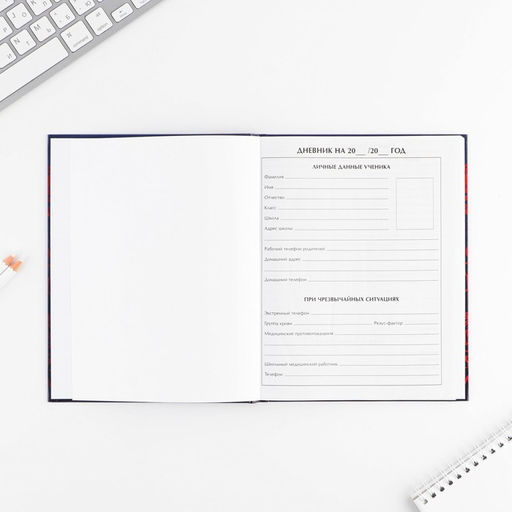 Дневник школьный 1-11 класс универсальный «Герб», твердая обложка 7БЦ, глянцевая ламинация, 40 листов