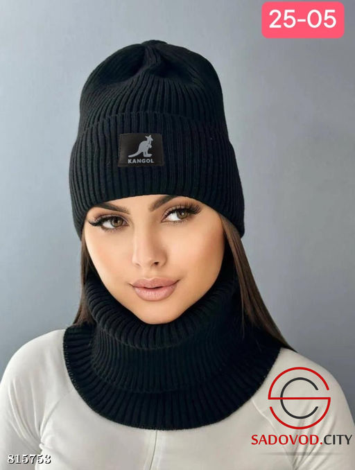 Набор 2в1 шапка и снуд женский - Bruno фото 12