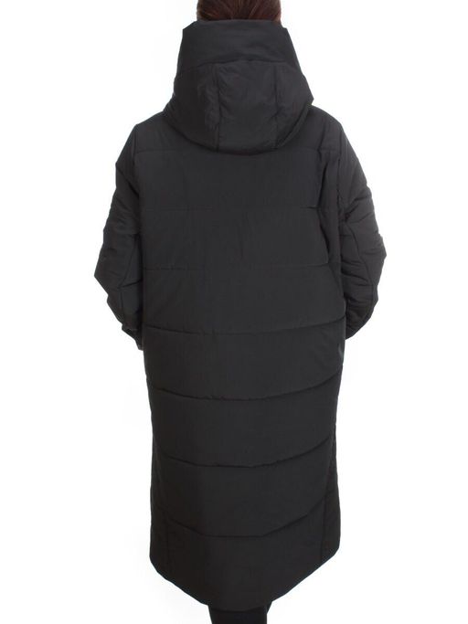 9069 BLACK Пальто зимнее женское CORUSKY (верблюжья шерсть)