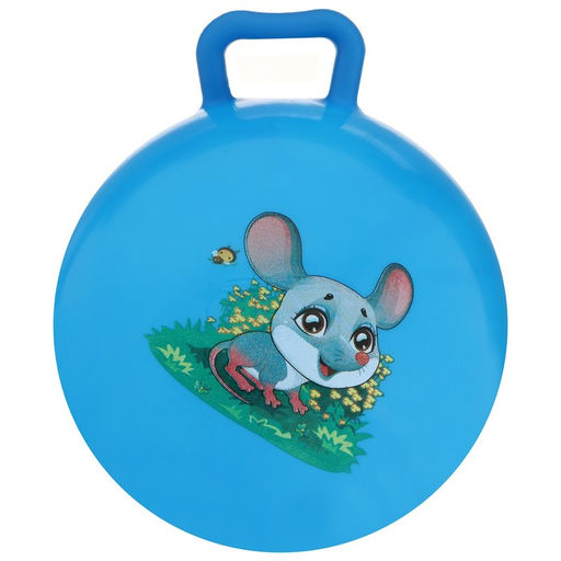 Мяч детский с ручками, d=15 см, МИКС