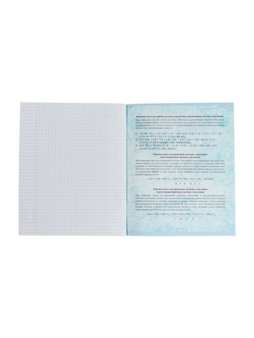 Цена за 10 шт. Тетрадь предметная, 48 листов в клетку, Calligrata Доска. Информатика фото 8