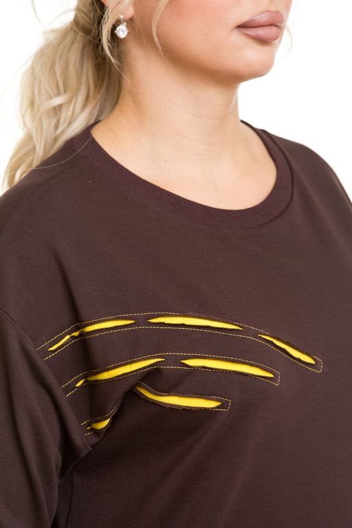 Платье 1116 коричневый - Novita фото 7