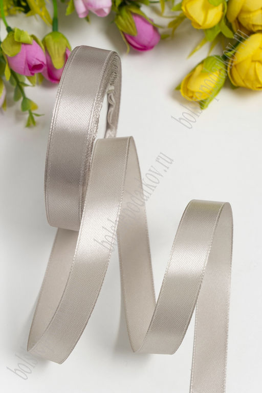 цена за 5 шт Лента атласная 1,5 см*25 ярд (SF-1359) пенка №092