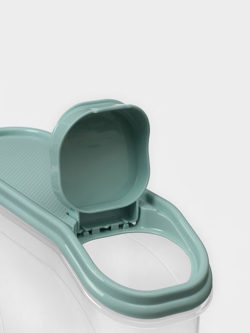 Ёмкость для хранения сыпучих продуктов phibo, 1.5 л, пластик, прозрачная, крышка МИКС