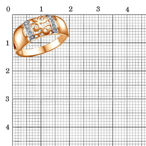 КОЛЬЦО 24614657Дч - Красная пресня фото 2