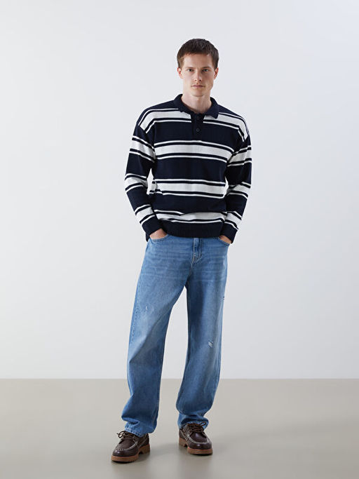 Baggy Fit Erkek Jean Pantolon