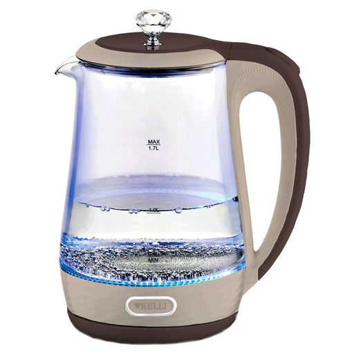 Чайник эл. 1,7 л стекл., Kelli, арт. KL-1404 - Полимербыт фото 3