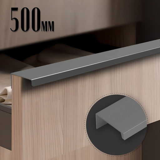 Ручка CAPPIO RT001, L=500 мм, м/о 288 мм, цвет графит