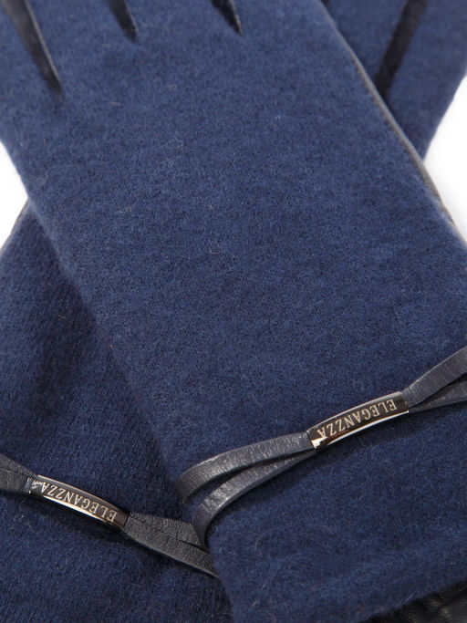 Перчатки женские 100% ш IS0150 d.blue - Eleganzza фото 7