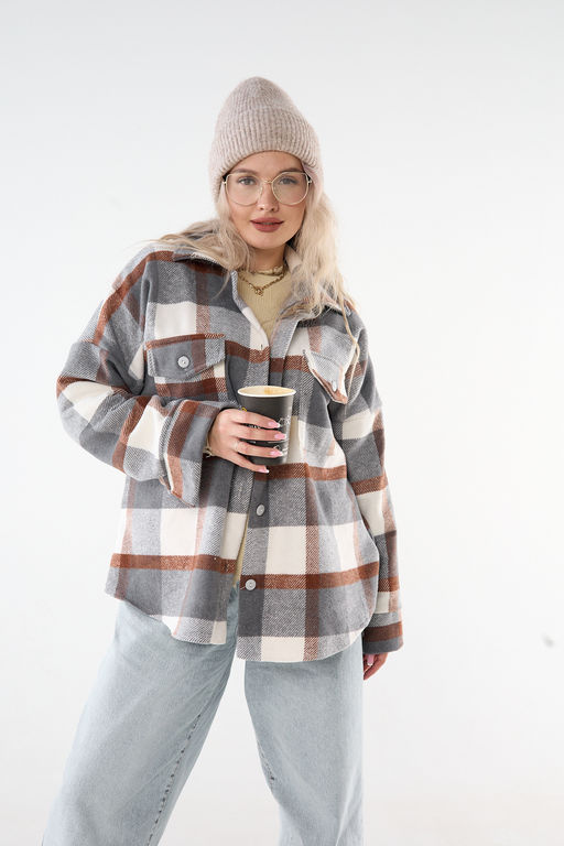 Рубашка женская в клетку РЖК-01