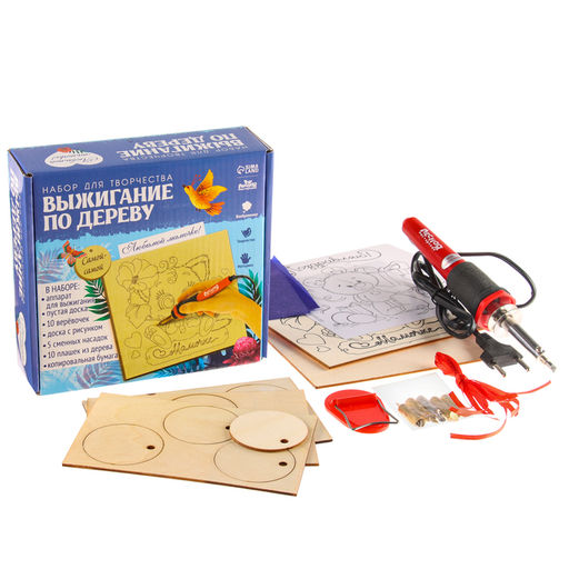 Набор для творчества. Выжигание по дереву Мамочке - Лесная мастерская фото 2
