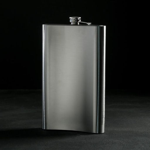 Фляга, нержавеющая сталь, 1920 мл, серебристая