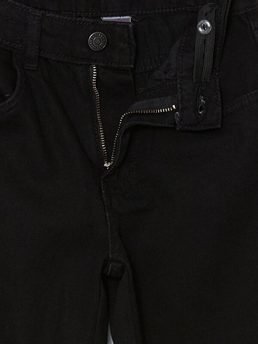 Beli Ayarlanabilir Lastikli K?z ?ocuk Jean Pantolon