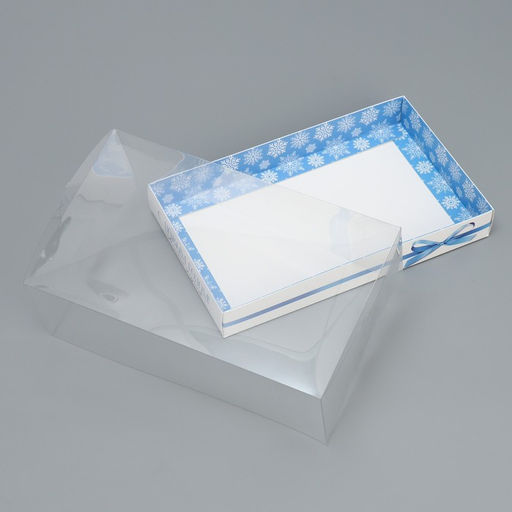 Цена за 5 шт. Коробка для десерта «Волшебных новогодних праздников», 22×8×13.5 см