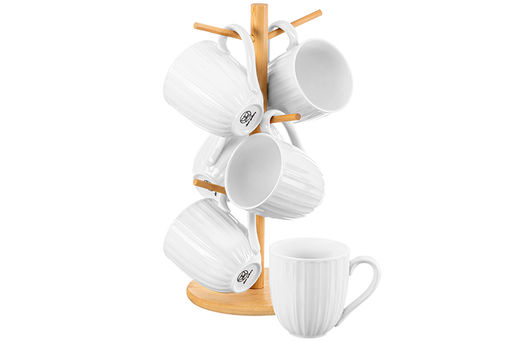 Подставка бамбуковая для 6 кружек 15,8*15,8*33 см - Elan gallery фото 10