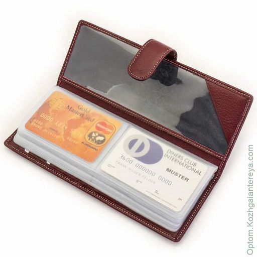 Женская кожаная визитница Sergio Valentini СВ 8090-075  фото 7