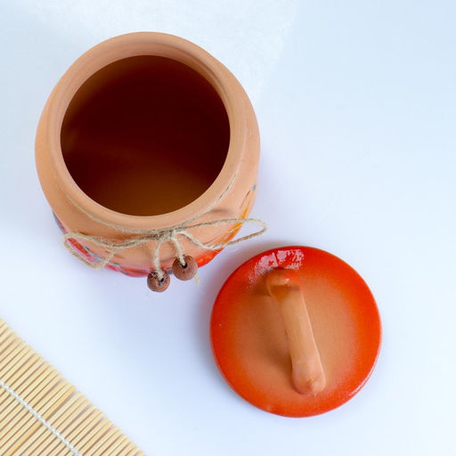 Банка для хранения сухофруктов «Борисовская керамика», 1 л, с отверстиями для вентиляции, персиковая