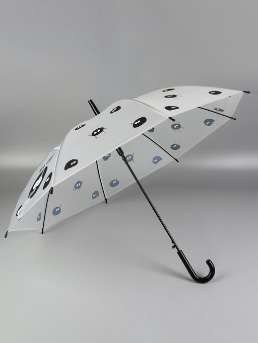 Зонт - трость детский «Букашки», полуавтоматический, 8 спиц, R=47/54 см, d=94 см, МИКС