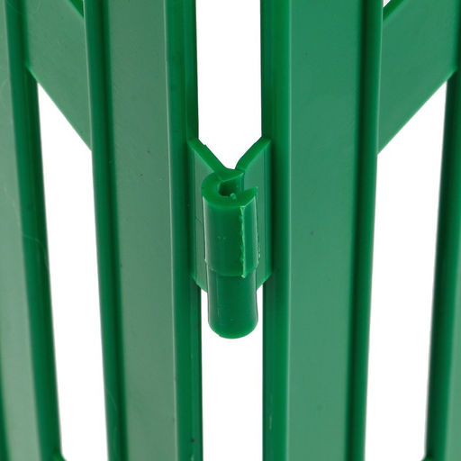 Ограждение декоративное, 35×210 см, 5 секций, пластик, зелёное, GOTIKA, Greengo