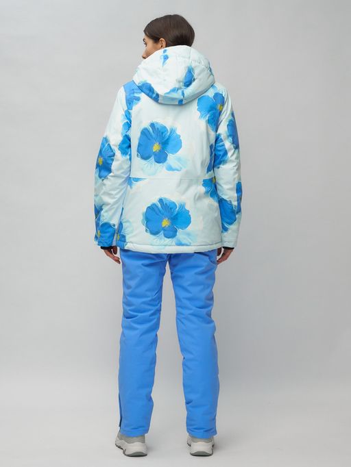 Горнолыжный костюм женский синего цвета 020231S - Chunmai фото 4