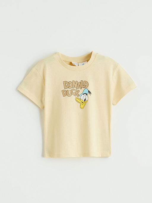 Donald Duck Bask?l? Erkek Bebek Ti??rt ve ?ort