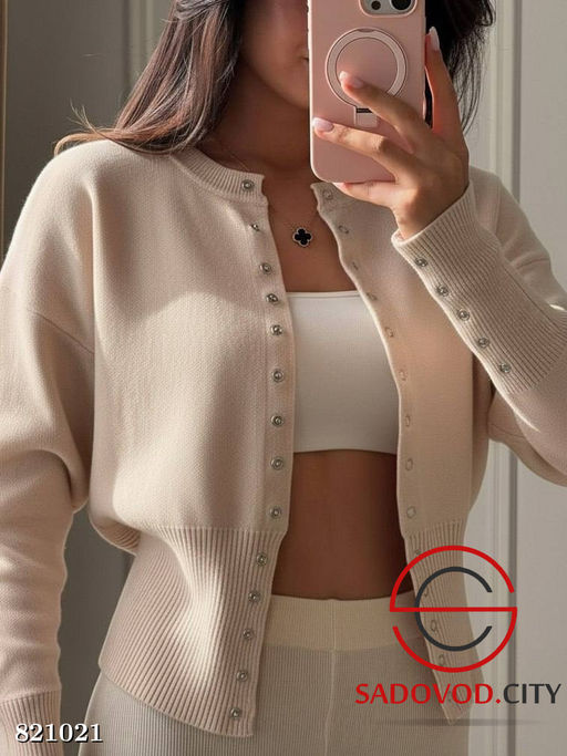 Кофта женская на кнопках