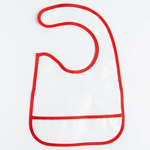 Нагрудник для кормления M&B «Chill baby» непромокаемый на липучке, с карманом