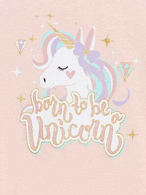 Bisiklet Yaka K?z ?ocuk Pijama Tak?m