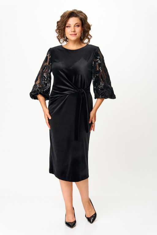 Платье Svetlana Style 2142 черный бархат